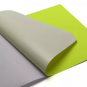 Brightly colored fluorescent paper label stickers