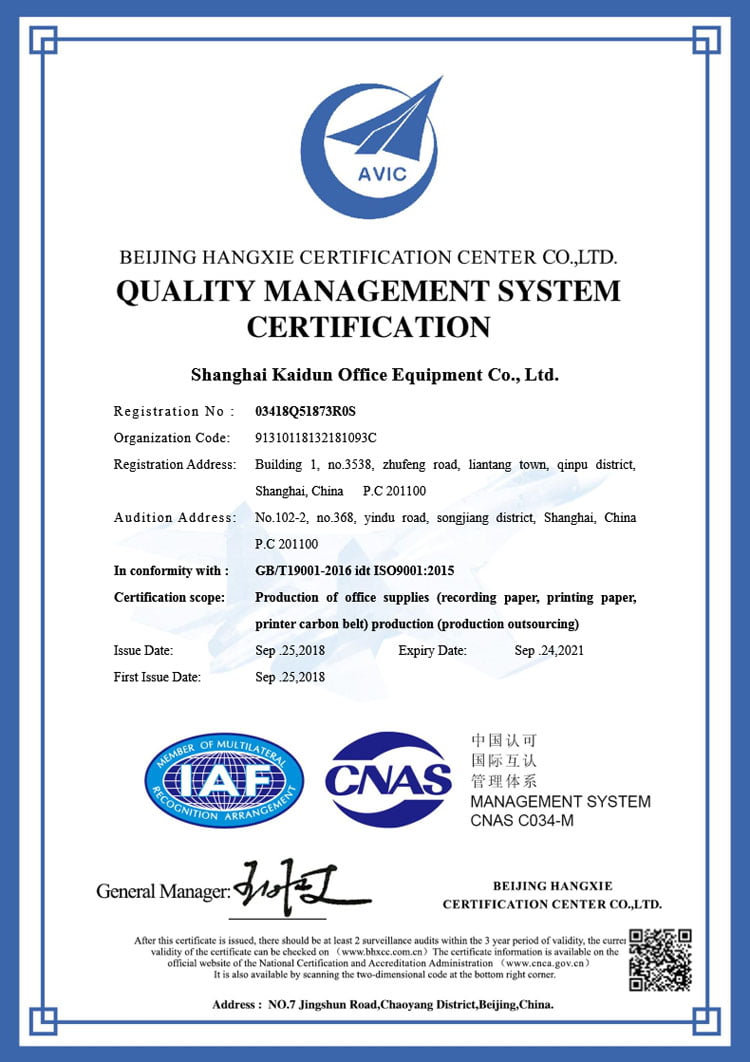 certificates