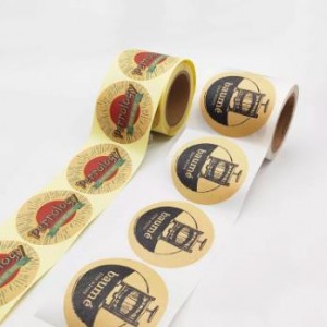 Custom Wholesale Price Kraft Paper Labels