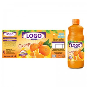 Film labels for hygiene and cosmetic and food industries