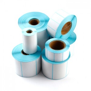 Label stickers printed with carbon ribbon