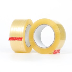 Strong self-adhesive packaging tape that can print patterns