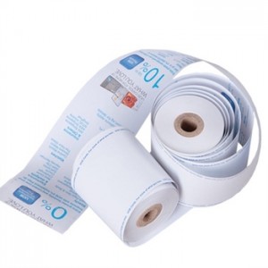 Thermal cash register paper that can be printed