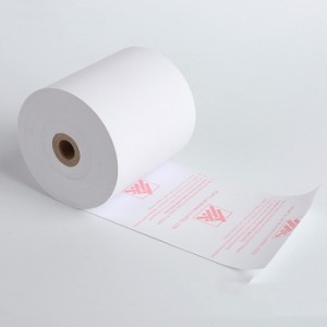 Thermal cash register paper that can be printed