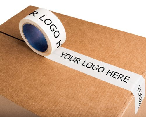 Transparent packing tape is used to seal cartons (2)