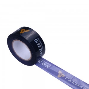 Transparent packing tape is used to seal cartons