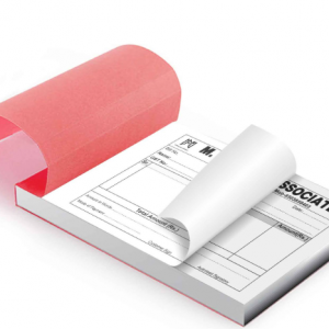 Bill Book with Your Company Name and Details.