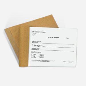 Bill Book with Your Company Name and Details.