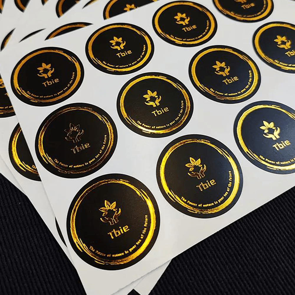 Gilded paper Labels (2)