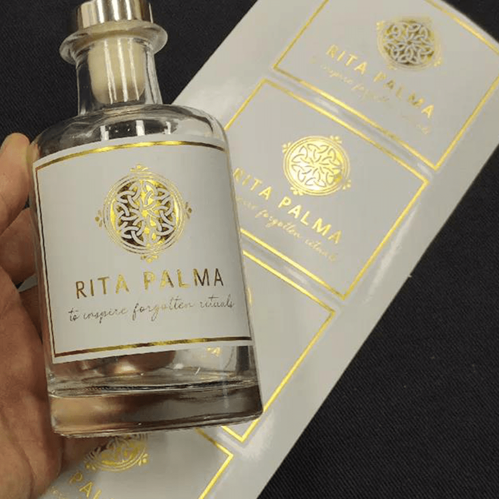 Gilded paper Labels (3)