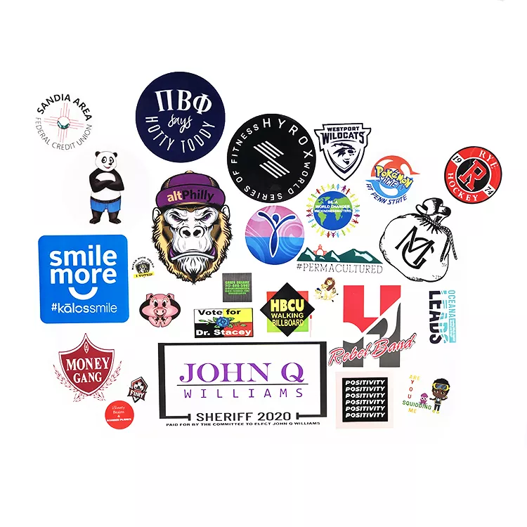 Hand out fun sticker (1)