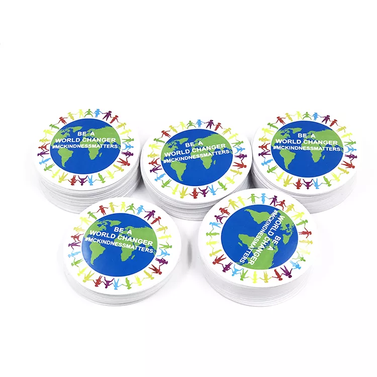 Hand out fun sticker (2)