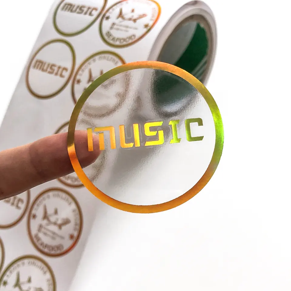 Use holographic stickers to make your packaging more three-dimensional 3