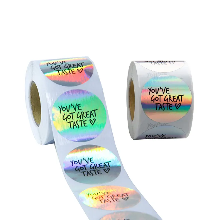 Use holographic stickers to make your packaging more three-dimensional 2